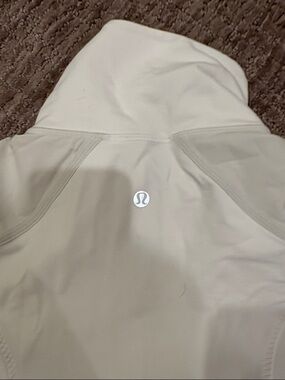 lululemon athletica White Full-Zip Sculpting Jacket